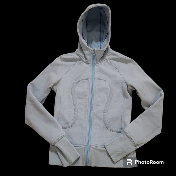 Lululemon light blue Scuba stretch jacket - Picture 8 of 14